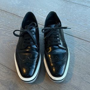Prada Oxford Shoes (Black), 37.5